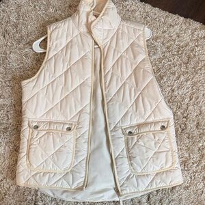 Thread & Supply Ivory Quilted Vest